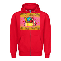 Red back to school custom name Zipper Hoodie - Zillion Design Studio