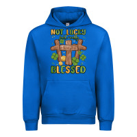 Cobalt not lucky just really blessed malia Urban Hoodie - MaliasSmallBusiness