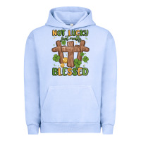 Pigment Grape Ice not lucky just really blessed malia Urban Hoodie - MaliasSmallBusiness