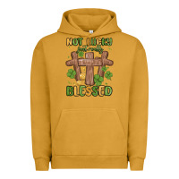 Pigment Peanut Butter not lucky just really blessed malia Urban Hoodie - MaliasSmallBusiness