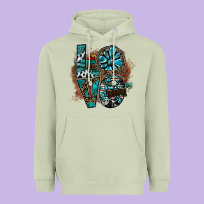 Love Heavyweight Hoodie Designed By Sublimationcraftshop