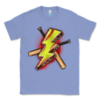 Colony Blue softball lightning bolt Classic Tee - Zillion Design Studio