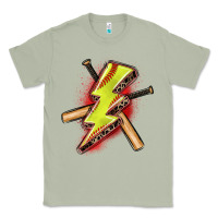 Matcha softball lightning bolt Classic Tee - Zillion Design Studio