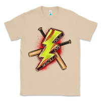 Mushroom softball lightning bolt Classic Tee - Zillion Design Studio