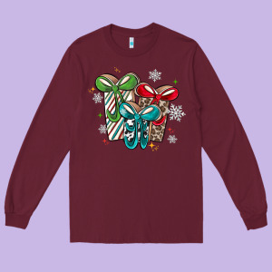 Christmas Gifts Long Sleeve Tee Designed By Maliassmallbusiness