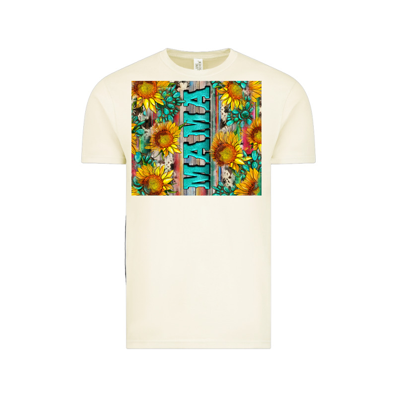 Mama Wıth Sunflowers And Gemstone Vintage Tee by Artiststas | Teevron