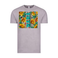 Vintage Zinc mama wıth sunflowers and gemstone Vintage Tee - Artiststas