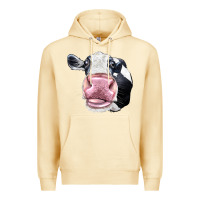 Pina Colada Cute Holstein Face Premium Hoodie - LillyAllenDesigns