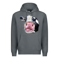 Rock Cute Holstein Face Premium Hoodie - LillyAllenDesigns