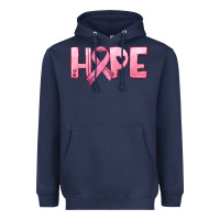 Navy hope and pink ribbon Heavyweight Hoodie - HRA Design Shop