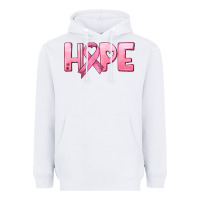 White hope and pink ribbon Heavyweight Hoodie - HRA Design Shop