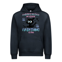 Navy i survived 100 days of school cat Urban Hoodie - MaliasSmallBusiness