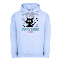 Pigment Grape Ice i survived 100 days of school cat Urban Hoodie - MaliasSmallBusiness