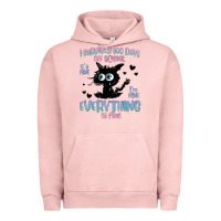 Pigment Salmon i survived 100 days of school cat Urban Hoodie - MaliasSmallBusiness