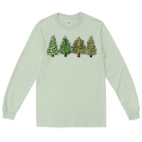 Matcha christmas trees Long Sleeve Tee - MaliasSmallBusiness