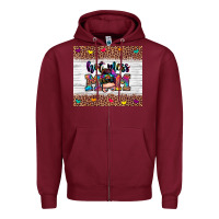 Burgundy hot mess mom Zipper Hoodie - Zillion Design Studio