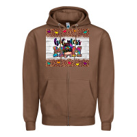 Chestnut hot mess mom Zipper Hoodie - Zillion Design Studio