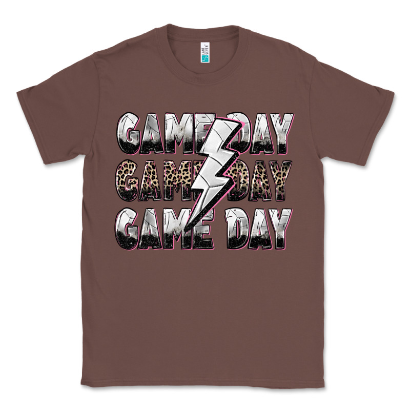 Game Day Game Day Volleyball Lightning Bolt Classic Tee by Zillion Design Studio | Teevron