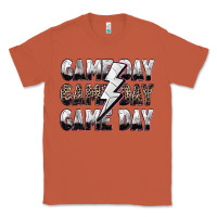 Copper game day game day volleyball lightning bolt Classic Tee - Zillion Design Studio