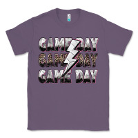 Lavender game day game day volleyball lightning bolt Classic Tee - Zillion Design Studio