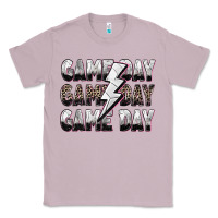 Lilac game day game day volleyball lightning bolt Classic Tee - Zillion Design Studio