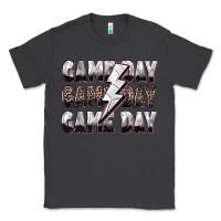 Smoke game day game day volleyball lightning bolt Classic Tee - Zillion Design Studio