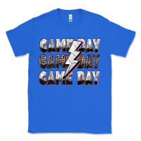 True Royal game day game day volleyball lightning bolt Classic Tee - Zillion Design Studio