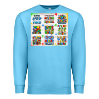 Ocean Blue autism Premium Sweatshirt - JahusDesignShop