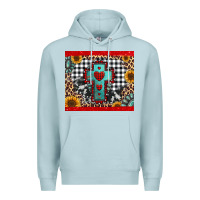 Blue Mist Christmas cross Premium Hoodie - Jasminsmagicworld