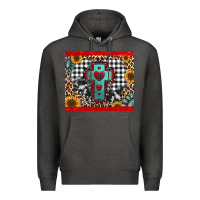 Charcoal Heather Christmas cross Premium Hoodie - Jasminsmagicworld