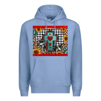 Colony Blue Christmas cross Premium Hoodie - Jasminsmagicworld