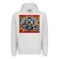 Dove Grey Christmas cross Premium Hoodie - Jasminsmagicworld