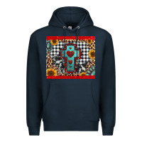 Navy Christmas cross Premium Hoodie - Jasminsmagicworld