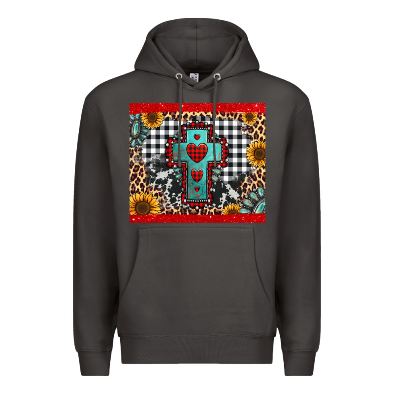 Christmas Cross Premium Hoodie by Jasminsmagicworld | Teevron