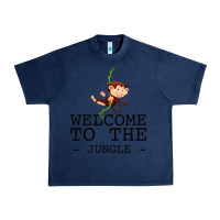 Navy Welcome To The Jungle Urban Heavy Tee - Bettercallsaul