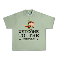 Oil Green Welcome To The Jungle Urban Heavy Tee - Bettercallsaul
