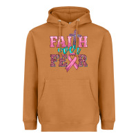 Meerkat faith over fear with cross and ribbon Heavyweight Hoodie - HRA Design Shop