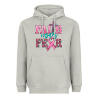 Moon Dust faith over fear with cross and ribbon Heavyweight Hoodie - HRA Design Shop