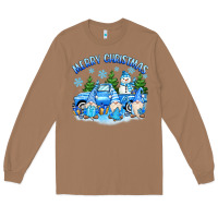 Toasted Coconut merry christmas snowman gnomes truck Long Sleeve Tee - MaliasSmallBusiness