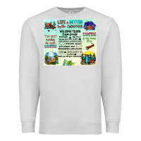 Dove Grey life is better by the campfire Premium Sweatshirt - JahusDesignShop
