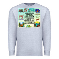 Heather Grey life is better by the campfire Premium Sweatshirt - JahusDesignShop
