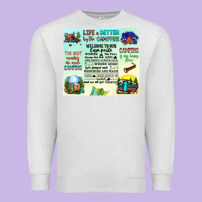 Life Is Better By The Campfire Premium Sweatshirt Designed By Jahusdesignshop