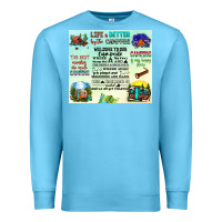 Ocean Blue life is better by the campfire Premium Sweatshirt - JahusDesignShop