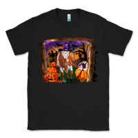 Black longhorn cow halloween Classic Tee - RanaPortraitStore
