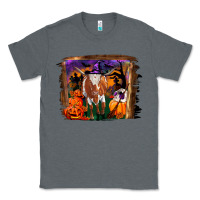 Charcoal Heather longhorn cow halloween Classic Tee - RanaPortraitStore