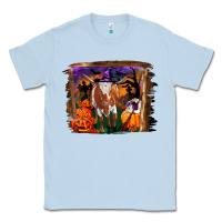 Dusty Blue longhorn cow halloween Classic Tee - RanaPortraitStore