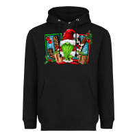 Black joy green gnomes Heavyweight Hoodie - FaDigitalArtStudio