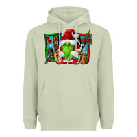 Matcha joy green gnomes Heavyweight Hoodie - FaDigitalArtStudio