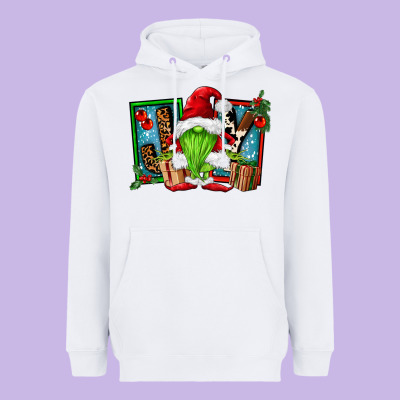 Joy Green Gnomes Heavyweight Hoodie Designed By Fadigitalartstudio