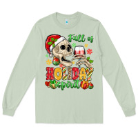 Matcha full of holiday spirit Long Sleeve Tee - MaliasSmallBusiness